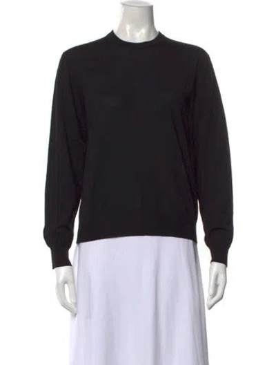 Pre-owned Balenciaga 2017 Virgin Wool Sweater In Black
