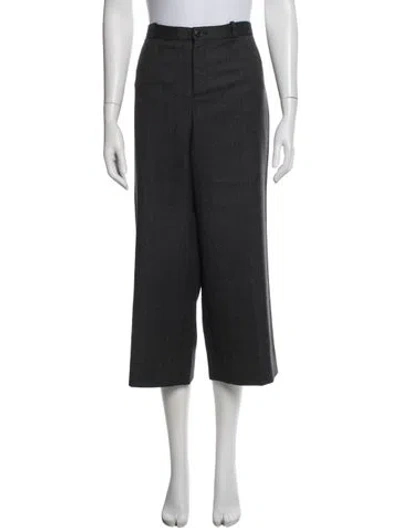 Pre-owned Balenciaga 2017 Wide Leg Pants In Grey