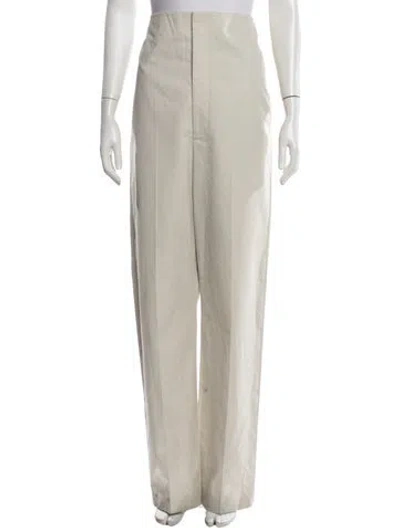 Pre-owned Balenciaga 2017 Wide Leg Pants In Neutrals