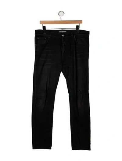 Pre-owned Balenciaga 2017-2018 Skinny Jeans In Black