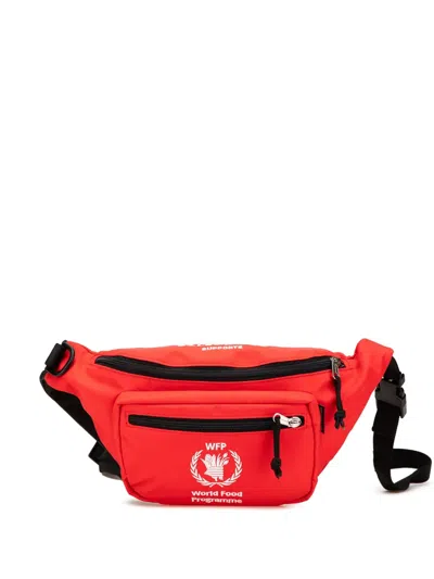 Pre-owned Balenciaga 2018-2024 Nylon World Food Programme Belt Bag