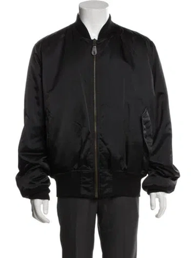 Pre-owned Balenciaga 2018 Bomber Jacket In Black