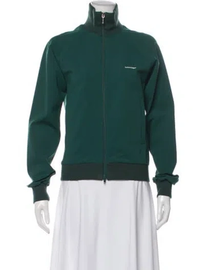 Pre-owned Balenciaga 2018 Bomber Jacket In Green