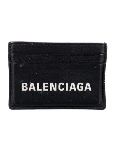 Pre-owned Balenciaga 2018 Card Holder Card Holder In Black