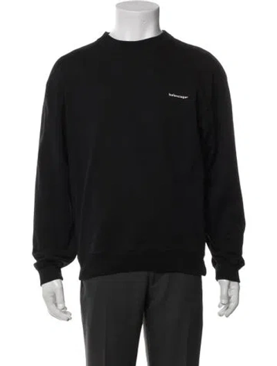 Pre-owned Balenciaga 2018 Crew Neck Sweatshirt In Black