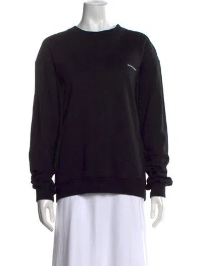Pre-owned Balenciaga 2018 Crew Neck Sweatshirt In Black