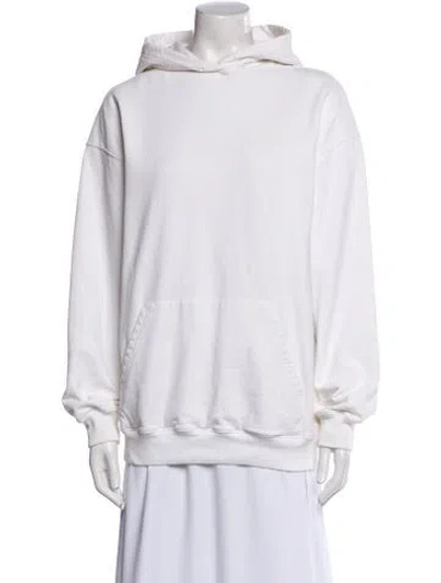 Pre-owned Balenciaga 2018 Crew Neck Sweatshirt In White