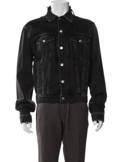 Pre-owned Balenciaga 2018 Denim Jacket In Black