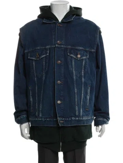 Pre-owned Balenciaga 2018 Denim Jacket In Multi