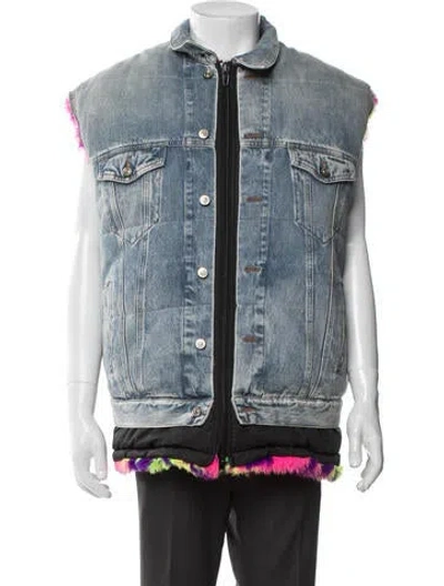 Pre-owned Balenciaga 2018 Denim Jacket W/ Tags In Black
