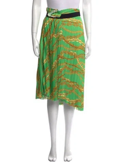 Pre-owned Balenciaga 2018 Midi Length Skirt In Green