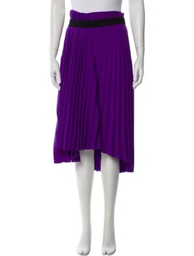 Pre-owned Balenciaga 2018 Midi Length Skirt In Purple