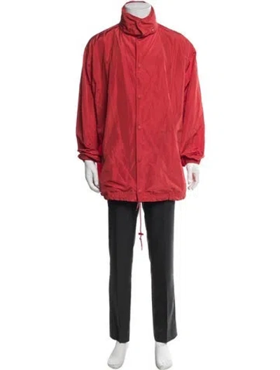 Pre-owned Balenciaga 2018 Parka In Red