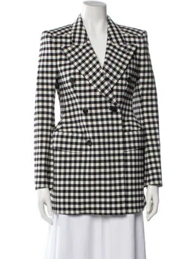 Pre-owned Balenciaga 2018 Plaid Print Coat In Multi