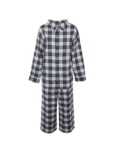 Pre-owned Balenciaga 2018 Plaid-pattern Buttoned Trousers Set In 黑色