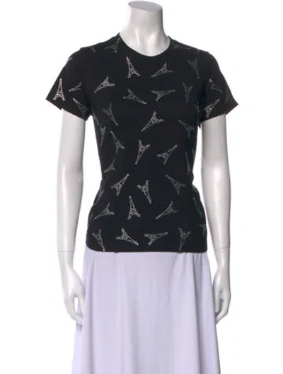 Pre-owned Balenciaga 2018 Printed T-shirt In Black