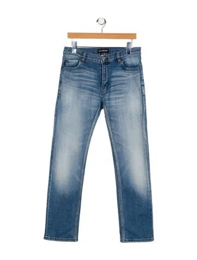 Pre-owned Balenciaga 2018 Skinny Jeans In Blue