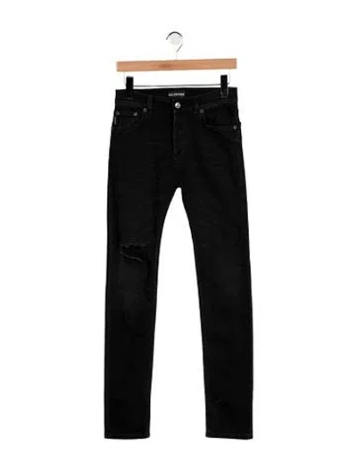 Pre-owned Balenciaga 2018 Skinny Leg Jeans In Black