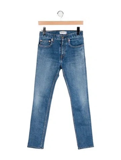 Pre-owned Balenciaga 2018 Skinny Leg Jeans In Blue
