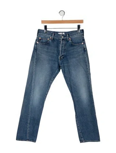 Pre-owned Balenciaga 2018 Straight Leg Jeans In Blue