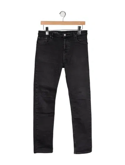 Pre-owned Balenciaga 2018 Straight Leg Jeans In Gray