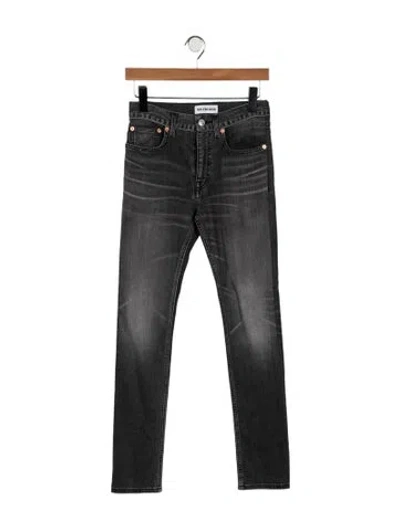Pre-owned Balenciaga 2018 Straight Leg Jeans W/ Tags In Grey