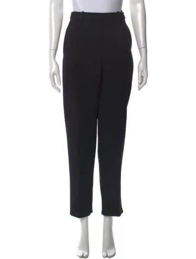 Pre-owned Balenciaga 2018 Straight Leg Pants In Black