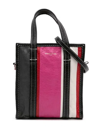 Pre-owned Balenciaga 2018 Xs Lambskin Bazar Shopper Satchel