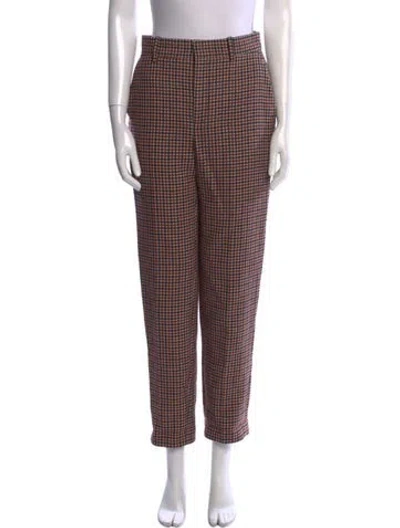 Pre-owned Balenciaga 2018-2019 Straight Leg Pants In Orange