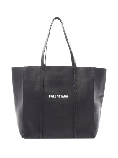 Pre-owned Balenciaga 2018-2026 Small Everyday Tote Bag In Black