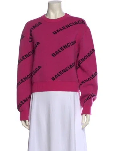 Pre-owned Balenciaga 2019 'all Over' Sweater In Multi