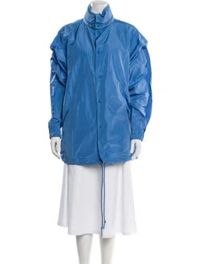 Pre-owned Balenciaga 2019 Bomber Jacket In Blue