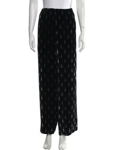 Pre-owned Balenciaga 2019 Graphic Print Sweatpants In Black