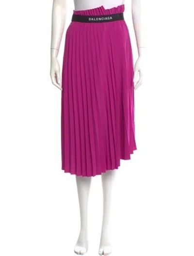 Pre-owned Balenciaga 2019 Knee-length Skirt In Pink