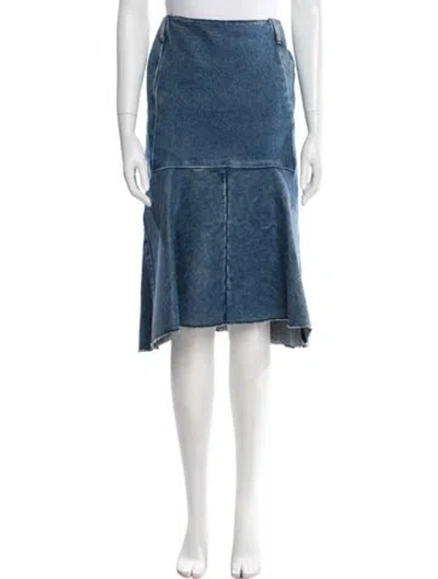 Pre-owned Balenciaga 2019 Knee-length Skirt W/ Tags In Blue