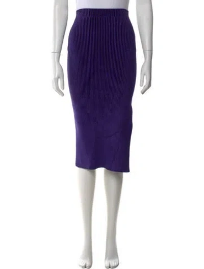Pre-owned Balenciaga 2019 Midi Length Skirt In Purple