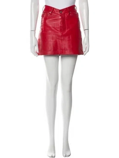 Pre-owned Balenciaga 2019 Mini Skirt In Red