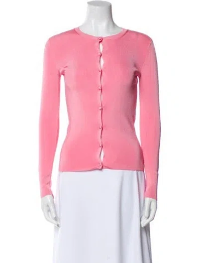 Pre-owned Balenciaga 2019 Scoop Neck Sweater In Pink