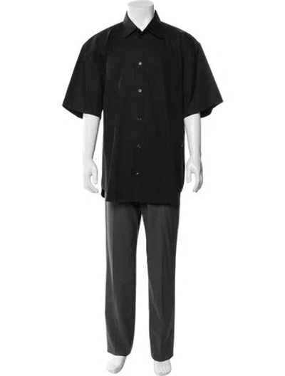 Pre-owned Balenciaga 2019 Signature Logo Shirt In Black