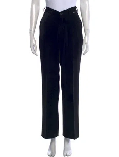 Pre-owned Balenciaga 2019 Straight Leg Pants In Black