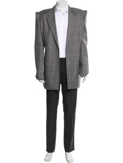 Pre-owned Balenciaga 2019 'suspended Shoulder' Sport Coat W/ Tags In Gray