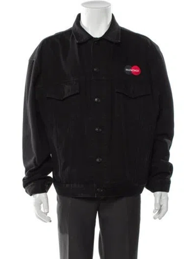 Pre-owned Balenciaga 2019 Trucker Jacket In Blue