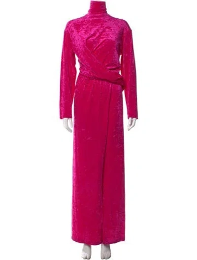 Pre-owned Balenciaga 2019 Turtleneck Jumpsuit In Pink