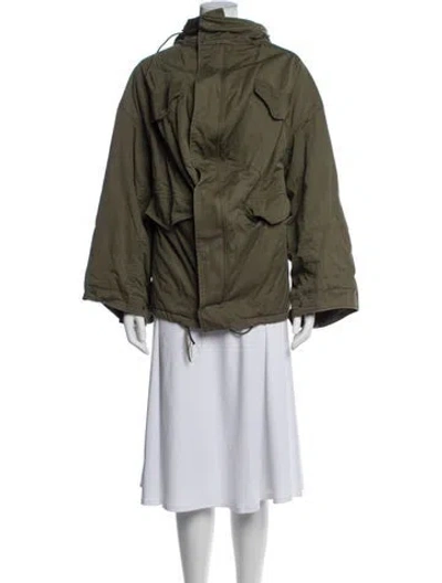 Pre-owned Balenciaga 2019 Utility Jacket In Green