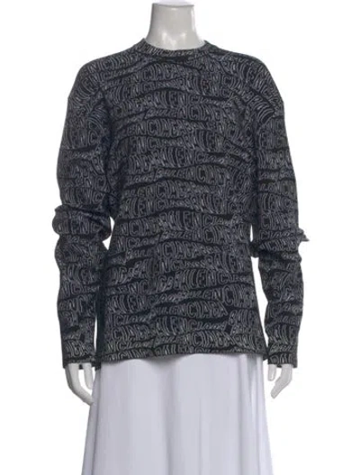 Pre-owned Balenciaga 2019 Virgin Wool Sweater In Black
