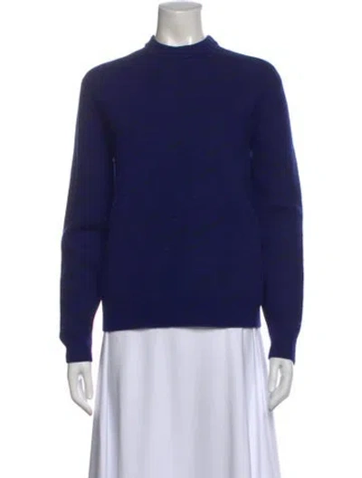 Pre-owned Balenciaga 2019 Virgin Wool Sweater In Blue
