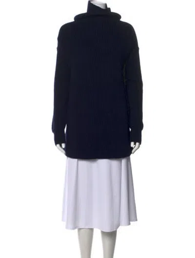 Pre-owned Balenciaga 2019 Virgin Wool Sweater In Blue