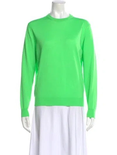 Pre-owned Balenciaga 2019 Virgin Wool Sweater In Green