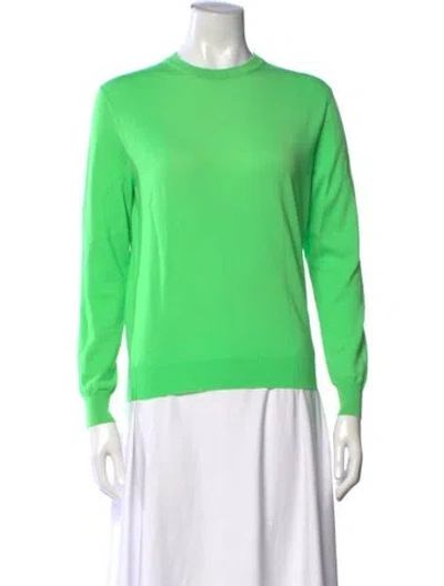 Pre-owned Balenciaga 2019 Virgin Wool Sweater In Green