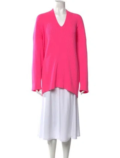 Pre-owned Balenciaga 2019 Virgin Wool Sweater W/ Tags In Pink
